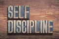 Self discipline wood