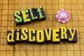 Self discovery personal development journey individual personality acceptance search