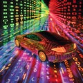 Self-Driving Car with BinaryCode Overlay.