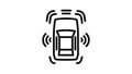 Self driving car icon animation