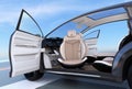 Self-driving SUV interior concept