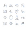 Self-enrichment line icons collection. Learning, Growth, Development, Improvement, Empowerment, Awakening