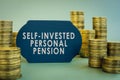 Self-Invested Personal Pension SIPP on the black plate.