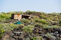 Self-made hovel in a tropics