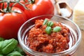 Self made red Pesto Royalty Free Stock Photo