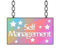 Self Management Colorful Signboard