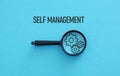 Self management skills as career concept Royalty Free Stock Photo