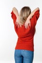 Self-massage for backache, lumbago, scoliosis health problems