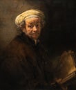 Self portrait as the apostle Paul, painting by Rembrandt van Rijn Royalty Free Stock Photo