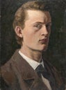 Self-Portrait by Edvard Munch 1882