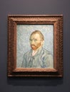 Self-Portrait, by Vincent van Gogh, 1889, Dutch Post-Impressionist painting, oil on canvas Royalty Free Stock Photo