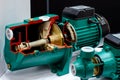 Self priming centrifugal pump cutaway