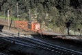 Multimodal transport by train in Portugal Royalty Free Stock Photo