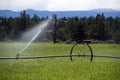 Self propelled irrigation sprayers Royalty Free Stock Photo
