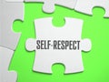 Self-Respect - Jigsaw Puzzle with Missing Pieces