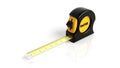 Self-retracting tape measure