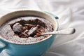 Self saucing chocolate pudding Royalty Free Stock Photo