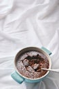 Self saucing chocolate pudding Royalty Free Stock Photo