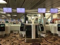 Interior of Singapore Changi international airport