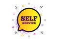 Self service sign icon. Maintenance symbol. Vector Royalty Free Stock Photo