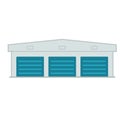 Self storage unit icon Royalty Free Stock Photo