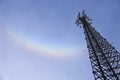 Self support tower and the rainbow