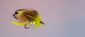 Self-tied fishing lures, flies for fly fishing Royalty Free Stock Photo