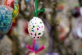 Self-tinkered easter eggs, decoration