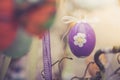 Self-tinkered easter eggs, decoration