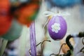 Self-tinkered easter eggs, decoration