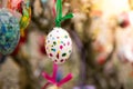 Self-tinkered easter eggs, decoration