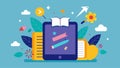 A selfhelp book with a title referencing screen addiction and strategies for breaking the cycle.. Vector illustration.