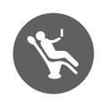 Selfie, comfort chair icon