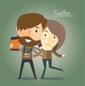 Selfie with girlfriend