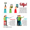 Selfie infographics