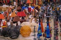Vases and craft objects on a market in Nairobi, Kenya