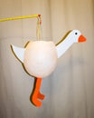 Selfmade goose lantern