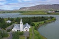 This church is located in Selfoss village.