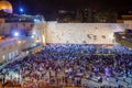 Selichot (Jewish penitential prays) in the Western Wall