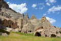 Selime and Ihlara valley in Cappadocia, Anatolia, Turkey Royalty Free Stock Photo