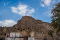 Selime Monastery in Cappadocia, Turkey. Selime is town at the end of Ihlara Valley. Green tour Royalty Free Stock Photo