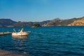 SELIMIE, MUGLA, TURKEY: View of the Promenade in Selimie village of Mugla province Royalty Free Stock Photo