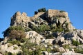 Selimiye castle on the Bozburun peninsula in Mugla province of Turkey Royalty Free Stock Photo