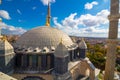 Selimiye Mosque. Dome of Edirne Selimiye Mosque from a minaret. Royalty Free Stock Photo