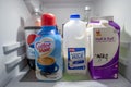 Kitchen refrigerator interior view