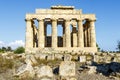 Selinunte, Ruins of the temple of Hera Temple E, Sicily, Italy Royalty Free Stock Photo