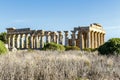 Selinunte, Ruins of the temple of Hera Temple E, Sicily, Italy Royalty Free Stock Photo