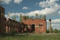 Selishchenskiye barracks in Chudovo district. Novgorod region. Ruins.