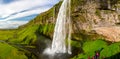 Seljalandsfoss one of the most famous Icelandic waterfall