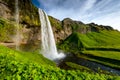 Seljalandsfoss one of the most famous Icelandic waterfall